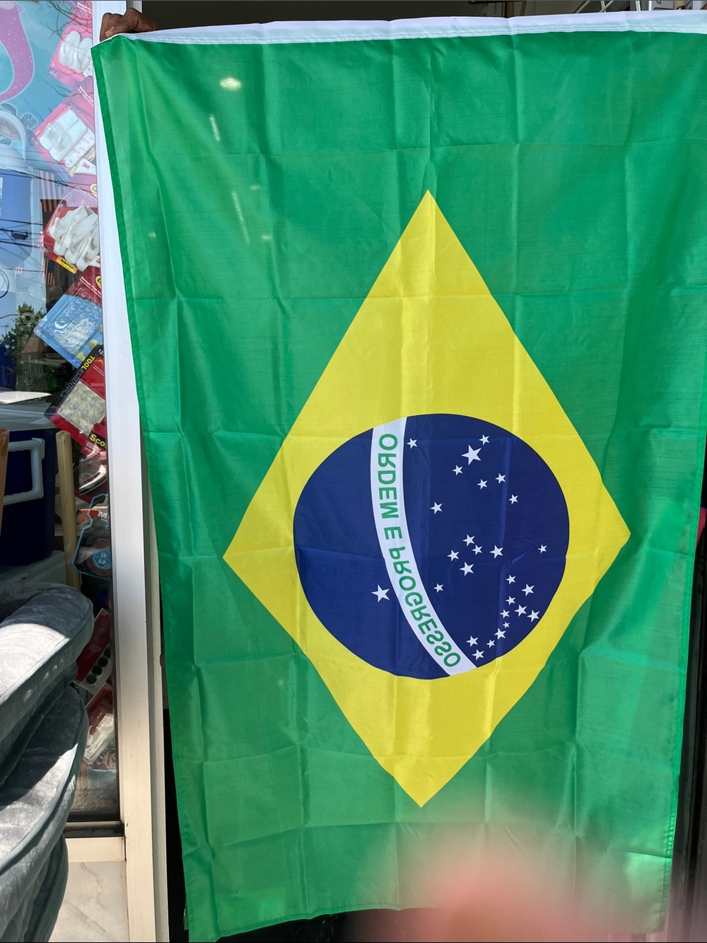 Brazil National Flag - Green and Yellow Decorative Flag